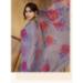 Picture of Good Looking Linen Light Slate Grey Saree