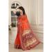 Picture of Taking Cotton & Linen Coral Saree