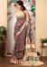 Picture of Wonderful Cotton & Linen Rosy Brown Saree