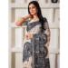 Picture of Alluring Cotton & Linen Black Saree