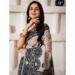 Picture of Stunning Cotton & Linen Black Saree