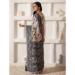 Picture of Fine Cotton & Linen Grey Saree