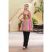 Picture of Cotton & Crepe & Georgette Light Coral Kurtis And Tunic