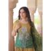 Picture of Excellent Chiffon Dark Khaki Readymade Salwar Kameez