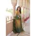 Picture of Excellent Chiffon Dark Khaki Readymade Salwar Kameez
