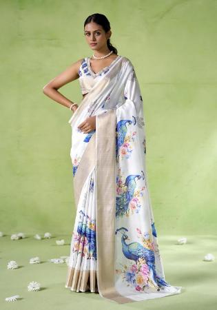 Picture of Sublime Georgette Azure Saree