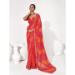 Picture of Charming Georgette Crimson Saree