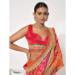 Picture of Magnificent Georgette Orange Red Saree