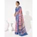 Picture of Sightly Georgette Steel Blue Saree