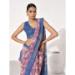 Picture of Sightly Georgette Steel Blue Saree