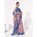 Picture of Sightly Georgette Steel Blue Saree