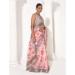 Picture of Amazing Georgette Rosy Brown Saree