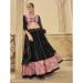 Picture of Superb Georgette Black Lehenga Choli