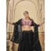Picture of Superb Georgette Black Lehenga Choli
