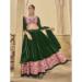Picture of Taking Georgette Dark Green Lehenga Choli