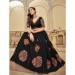 Picture of Fascinating Georgette Black Lehenga Choli