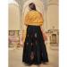Picture of Fascinating Georgette Black Lehenga Choli