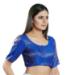 Picture of Pleasing Chiffon Royal Blue Designer Blouse