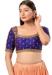 Picture of Beauteous Silk Midnight Blue Designer Blouse