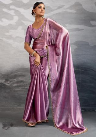 Picture of Fine Chiffon Rosy Brown Saree