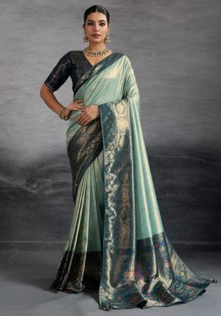 Picture of Exquisite Silk Dim Gray Saree