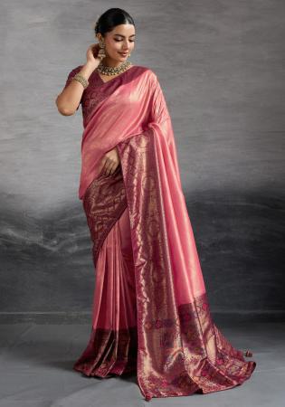Picture of Nice Silk Light Coral Saree