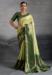Picture of Elegant Silk Dark Olive Green Saree