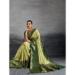 Picture of Elegant Silk Dark Olive Green Saree