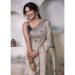 Picture of Ravishing Cotton Grey Saree
