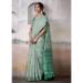 Picture of Fine Cotton Dark Sea Green Saree