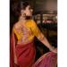 Picture of Resplendent Silk Saddle Brown Saree