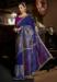 Picture of Lovely Silk Dark Slate Blue Saree