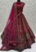 Picture of Appealing Chiffon Maroon Lehenga Choli