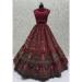 Picture of Appealing Chiffon Maroon Lehenga Choli