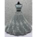 Picture of Graceful Net Light Slate Grey Lehenga Choli