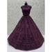 Picture of Excellent Net Purple Lehenga Choli