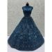 Picture of Radiant Net Dark Slate Blue Lehenga Choli
