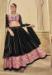 Picture of Cotton & Georgette & Silk Black Lehenga Choli