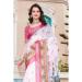 Picture of Wonderful Cotton & Linen Azure Saree