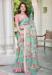 Picture of Comely Cotton & Linen Sea Green Saree