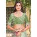 Picture of Beautiful Cotton & Linen Dark Sea Green Saree