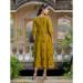 Picture of Ravishing Rayon Dark Golden Rod Readymade Gown