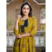 Picture of Ravishing Rayon Dark Golden Rod Readymade Gown