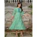 Picture of Ideal Rayon Light Steel Blue Readymade Gown