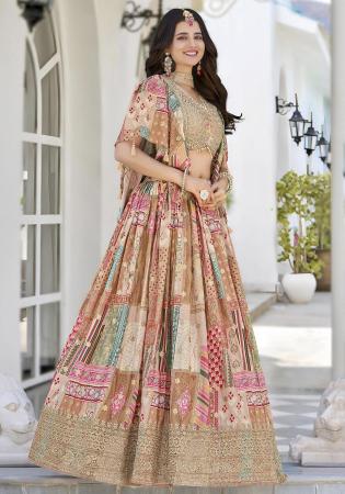 Picture of Elegant Chiffon & Silk Sienna Lehenga Choli