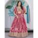 Picture of Fascinating Chiffon & Silk Rosy Brown Lehenga Choli