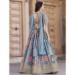 Picture of Chiffon & Silk Light Slate Grey Lehenga Choli