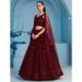 Picture of Shapely Georgette Maroon Lehenga Choli