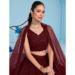 Picture of Shapely Georgette Maroon Lehenga Choli