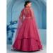 Picture of Enticing Georgette Pink Lehenga Choli